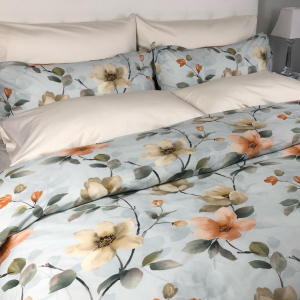 Cotton Duvet Cover MAGNOLIA Set Twin