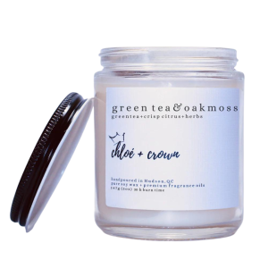 Green Tea Oakmoss Candle 4oz