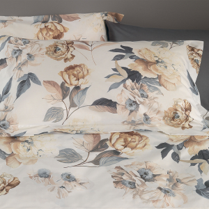 Peony Cotton Duvet Cover Set Queen