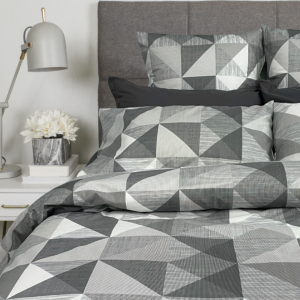 Quadrant Cotton Duvet Cover Set King