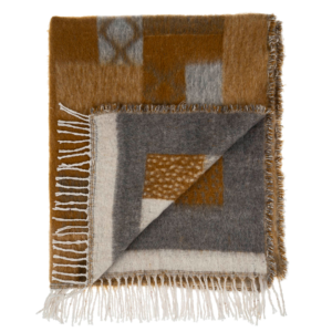 Throw Geo Jacquard Amber
